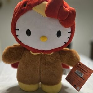 New Hello Kitty 18" Holiday Harvest Turkey Thanksgiving Plush Greeter With Tag